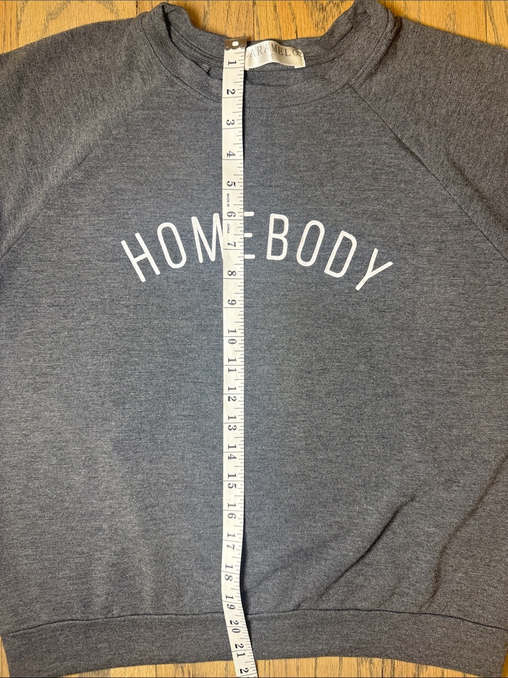 HOMEBODY Women’s Gray Pullover Sweatshirt Size Small - Picture 6 of 9